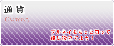 通貨　ブルネイをもっと知って旅に役立てよう！